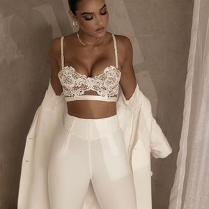 NWOT JLUXLABEL Bralette crop top